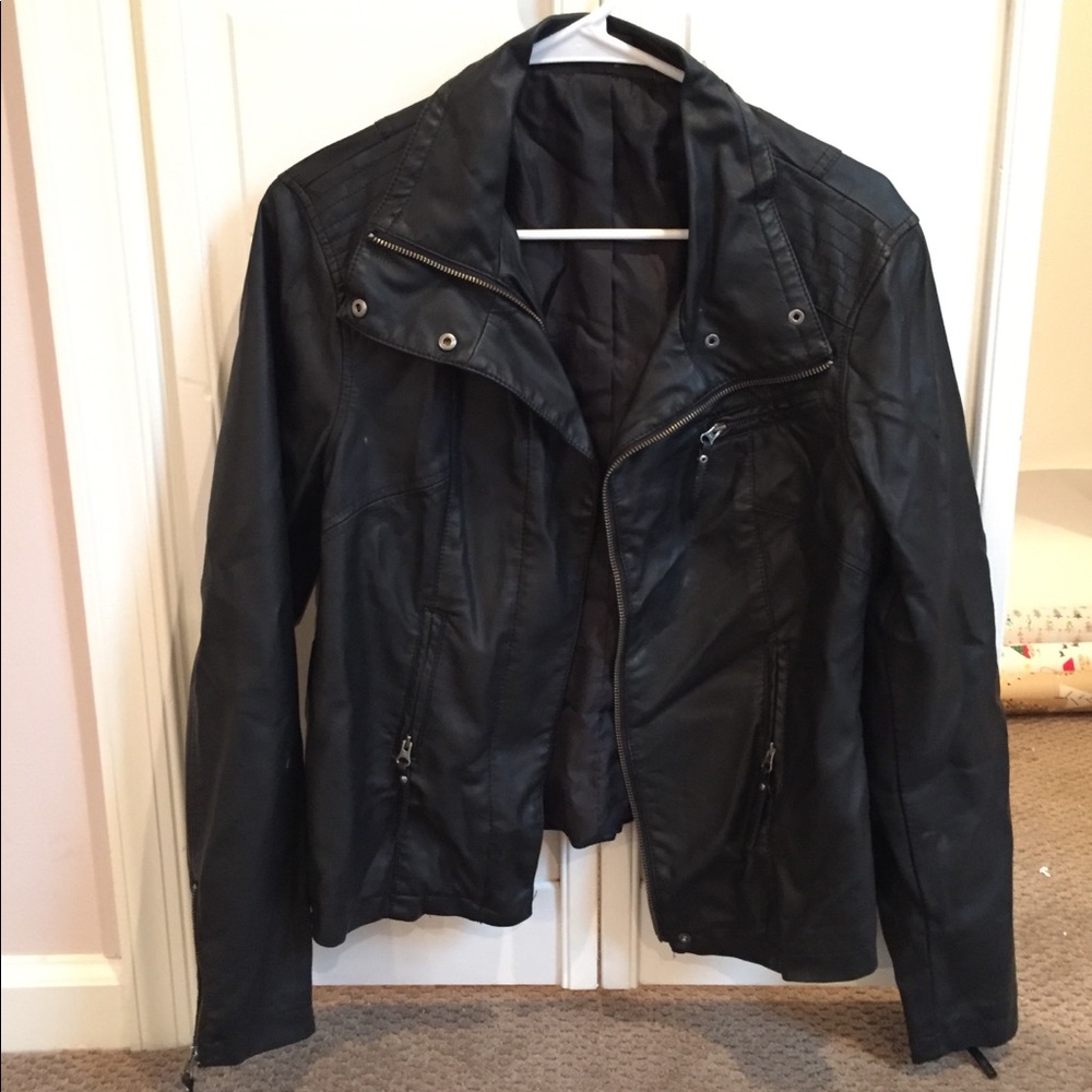 Faux Leather Jacket